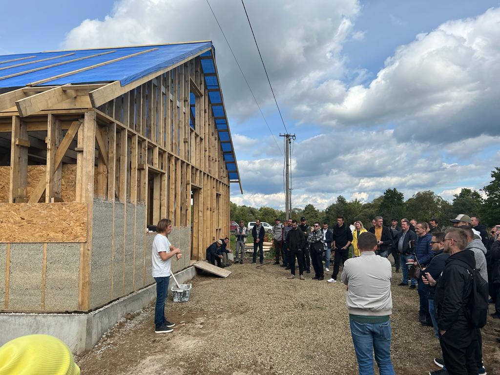 Hempcrete accommodation for refugees in Ukraine